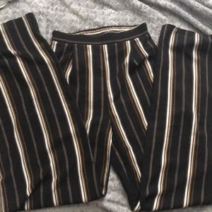 windsor striped flow pants
